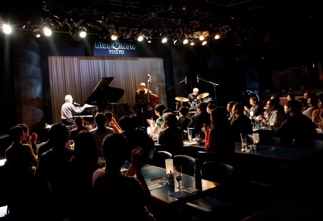 Playing the Blue Note club: Tokyo, Japan.